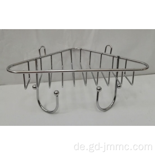 Chrome Corner Rack mit zwei Haken